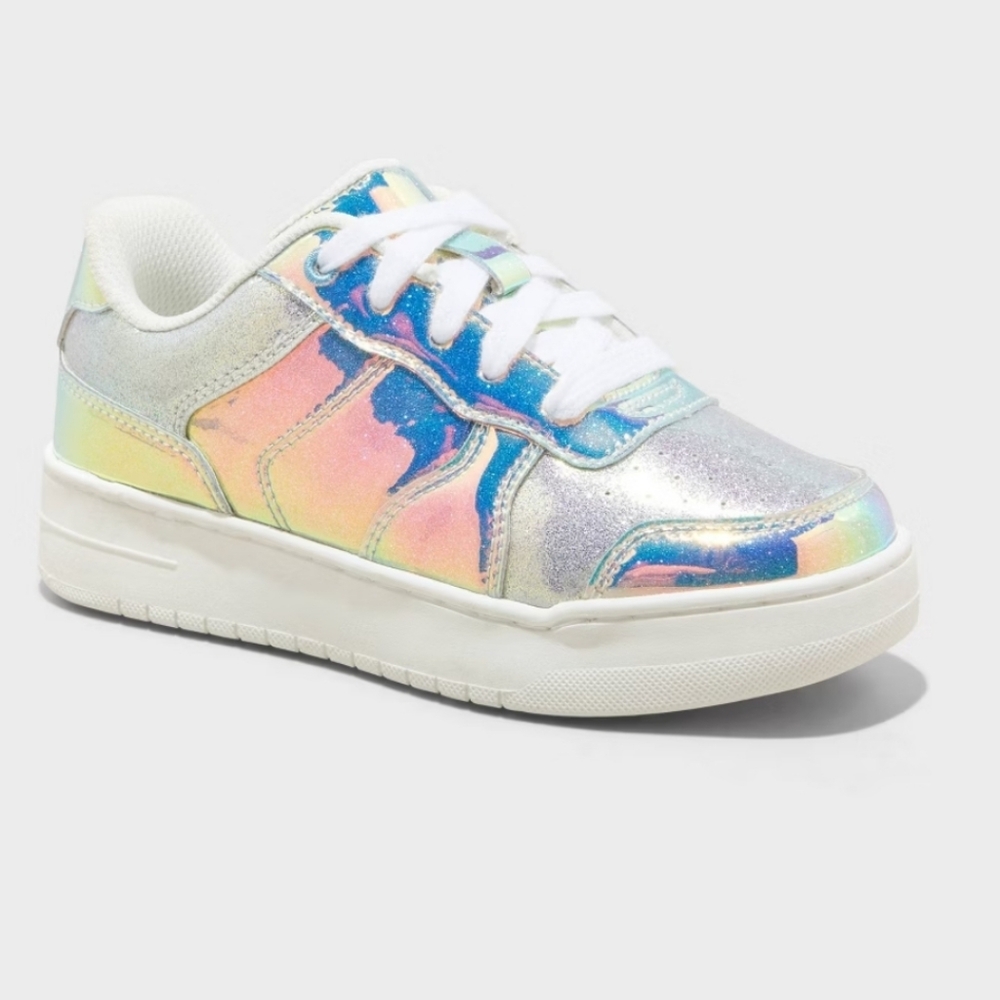 Girls' Whitney Court Iridescent Sneakers - art class 4 - Picture 1 of 11